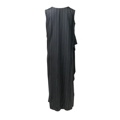 Y's Y-flare Sleeveless Dress In Black
