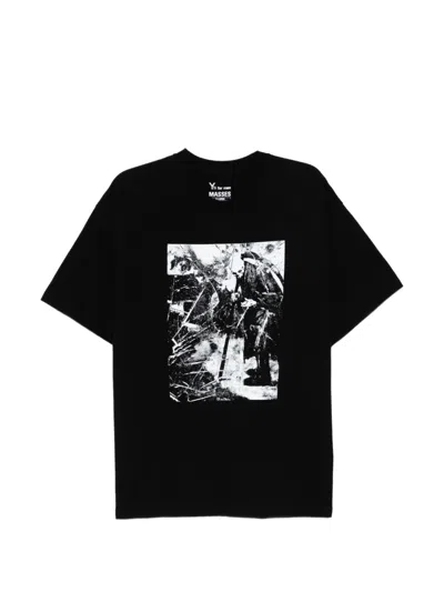 Y's For Men X Masses Graphic-printed T-shirt In Black