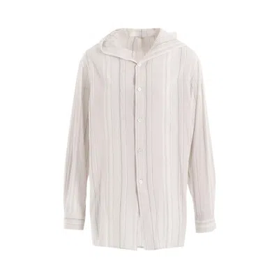 Pre-owned Y's I-sailor Collar Shirt 'off White' | Women's Size 1