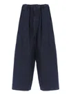Y's Cotton Palazzo Jeans In Blue