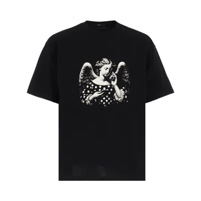 Pre-owned Y's K-print T-shirt 'black' | Women's Size 3