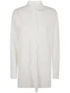 Y's -bleed Frill Shirt In White