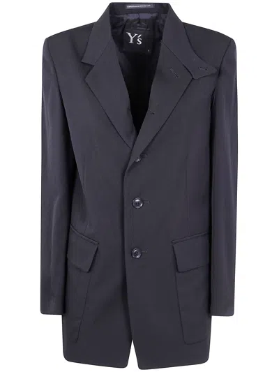 Y'S Y'S "NOTCHED LAPEL" GABARDINE JACKET