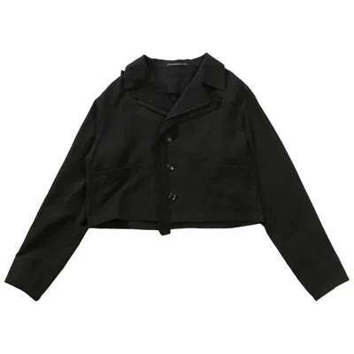 Pre-owned Y's O-3-button Blouson 'black' | Women's Size 2