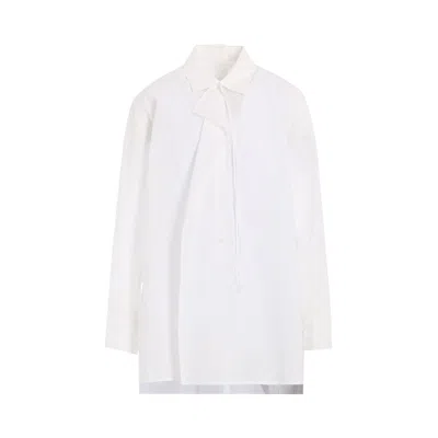 Pre-owned Y's Open Blouse 'off White' | Women's Size 2