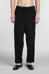 Y's Pleat-detailing Trousers In Black