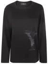 Y's Round Neck Long Sleeve T B