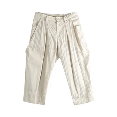 Pre-owned Y's S Big Front Pocket Pants 'off White' | Women's Size 1