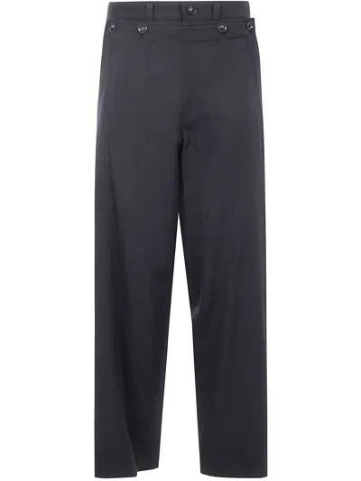Y's Bottega Veneta Sailor Pants In Neutral