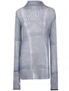 Y's Open-knit Long Sleeved Sweater