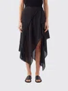 Y's スカート レディース カラー ブラック In Black