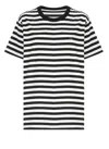 Y's Striped Sweater In Black
