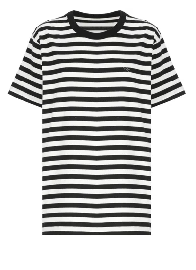 Y's Striped Sweater In Black