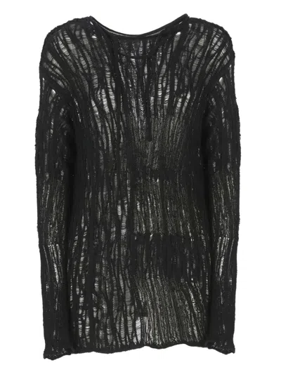Y's Sweaters In Black