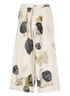 Y's Abstract-print Trousers