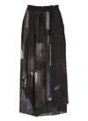 Y's Pants With Geometric Pattern