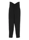 Y's Pants With Drawstrings In Black