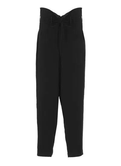 Y's Drawstring Trousers In Black