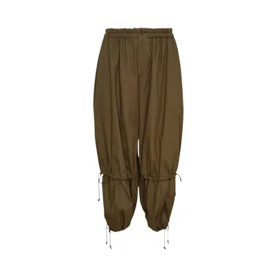 Pre-owned Y's U-double Gather Pant 'khaki' | Tan | Women's Size 1