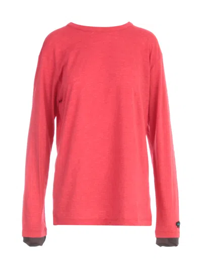 Y'S Y'S UNEVEN YARN X PE POLKA PIG L/S T-SHIRT