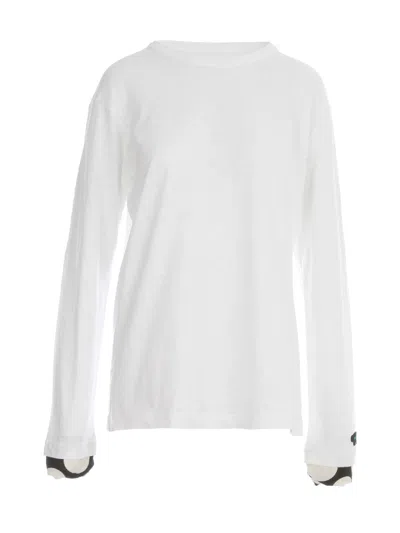 Y'S Y'S UNEVEN YARN X PE POLKA PIG L/S T-SHIRT