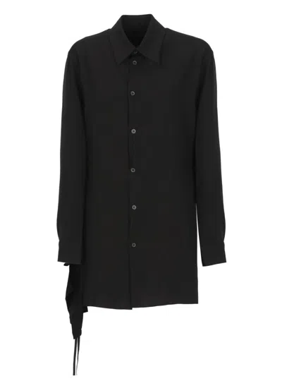 Y's Viscose Shirt In Black