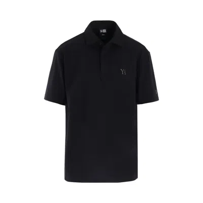 Pre-owned Y's X New Era Logo Rugger Polo T-shirt 'black' | Women's Size 3