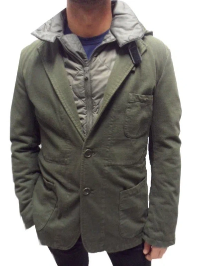 Y's Yohji Yamamoto Jacket Green In Gray