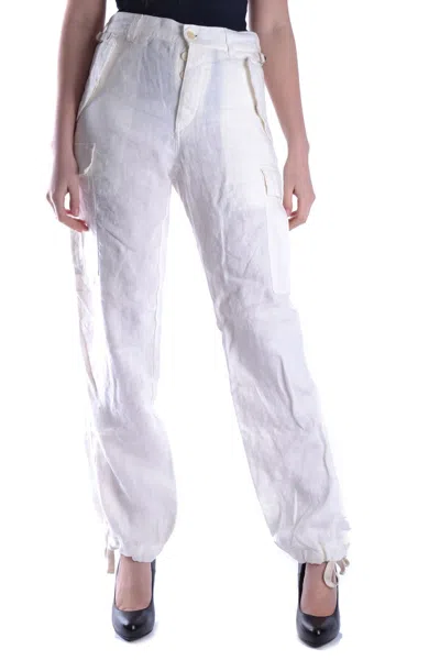 Y's Yohji Yamamoto Trousers Cream In White