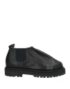 Y's Yohji Yamamoto Woman Ankle Boots Black Size 4 Leather In Black
