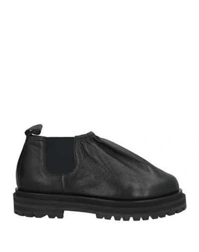 Y's Yohji Yamamoto Woman Ankle Boots Black Size 4 Leather