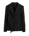 Y's Yohji Yamamoto Woman Blazer Black Size 3 Rayon, Wool In Black