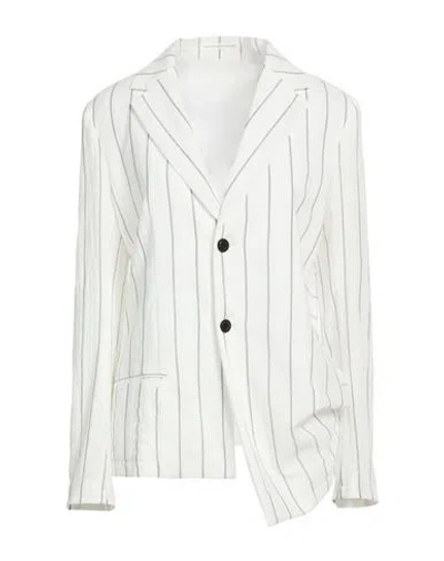 Y's Yohji Yamamoto Woman Blazer White Size 3 Cotton
