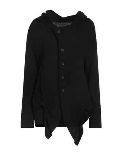 Y's Yohji Yamamoto Woman Cardigan Black Size 2 Wool, Nylon