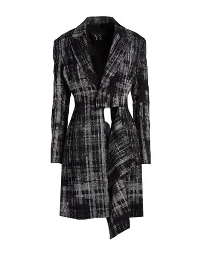 Y's Yohji Yamamoto Woman Coat Black Size 1 Cotton