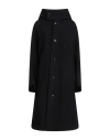 Y's Yohji Yamamoto Woman Coat Black Size 2 Wool, Nylon In Black