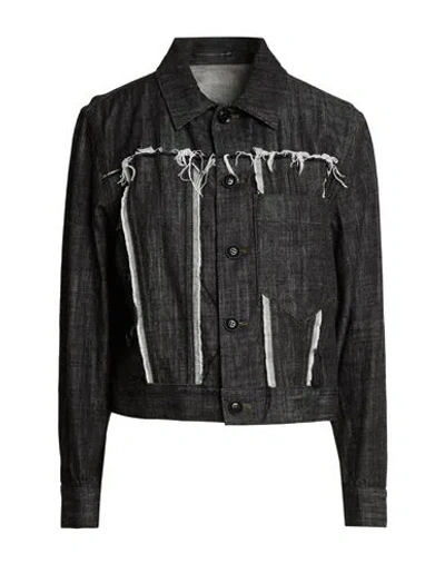 Y's Yohji Yamamoto Woman Denim Outerwear Black Size 1 Cotton