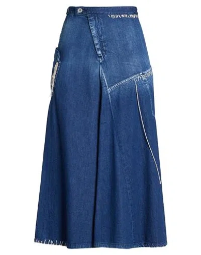 Y's Yohji Yamamoto Woman Denim Skirt Blue Size 3 Cotton
