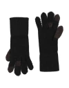 Y's Yohji Yamamoto Woman Gloves Black Size S Wool, Mohair Wool, Nylon In Black
