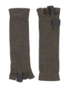 Y's Yohji Yamamoto Woman Gloves Military Green Size S Wool, Mohair Wool, Nylon In Green