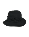 Y's Yohji Yamamoto Woman Hat Black Size 2 Wool In Black