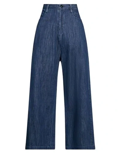 Y's Yohji Yamamoto Woman Jeans Blue Size 2 Cotton