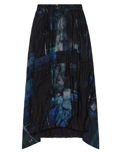 Y's Yohji Yamamoto Woman Maxi Skirt Black Size 1 Cupro