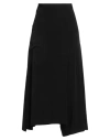 Y's Yohji Yamamoto Woman Maxi Skirt Black Size 2 Triacetate, Polyester In Black