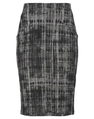 Y's Yohji Yamamoto Woman Maxi Skirt Grey Size 1 Cotton In Gray