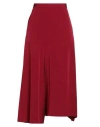 Y's Yohji Yamamoto Woman Maxi Skirt Red Size 2 Triacetate, Polyester