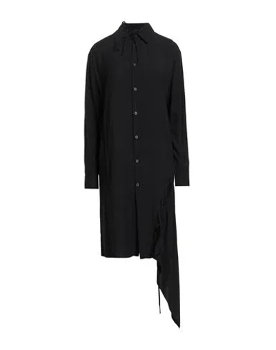 Y's Yohji Yamamoto Woman Midi Dress Black Size 1 Rayon