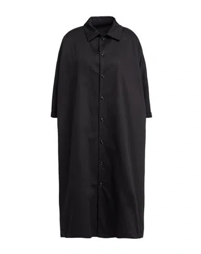 Y's Yohji Yamamoto Woman Midi Dress Black Size 2 Cotton
