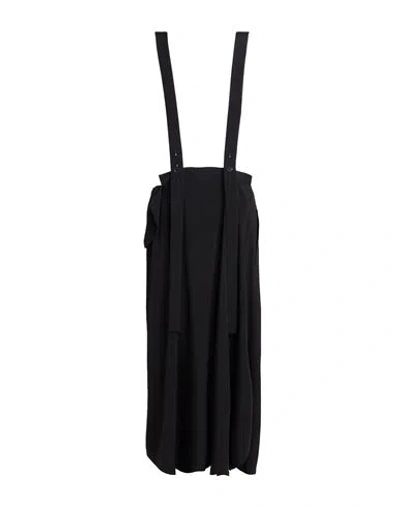 Y's Yohji Yamamoto Woman Midi Dress Black Size 2 Triacetate, Polyester