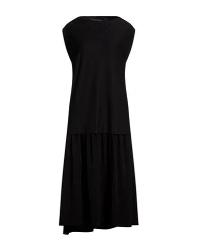 Y's Yohji Yamamoto Woman Midi Dress Black Size 2 Triacetate, Polyester